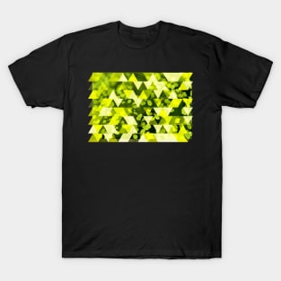 Geometric Nature Pattern - Mangrove Leaves T-Shirt